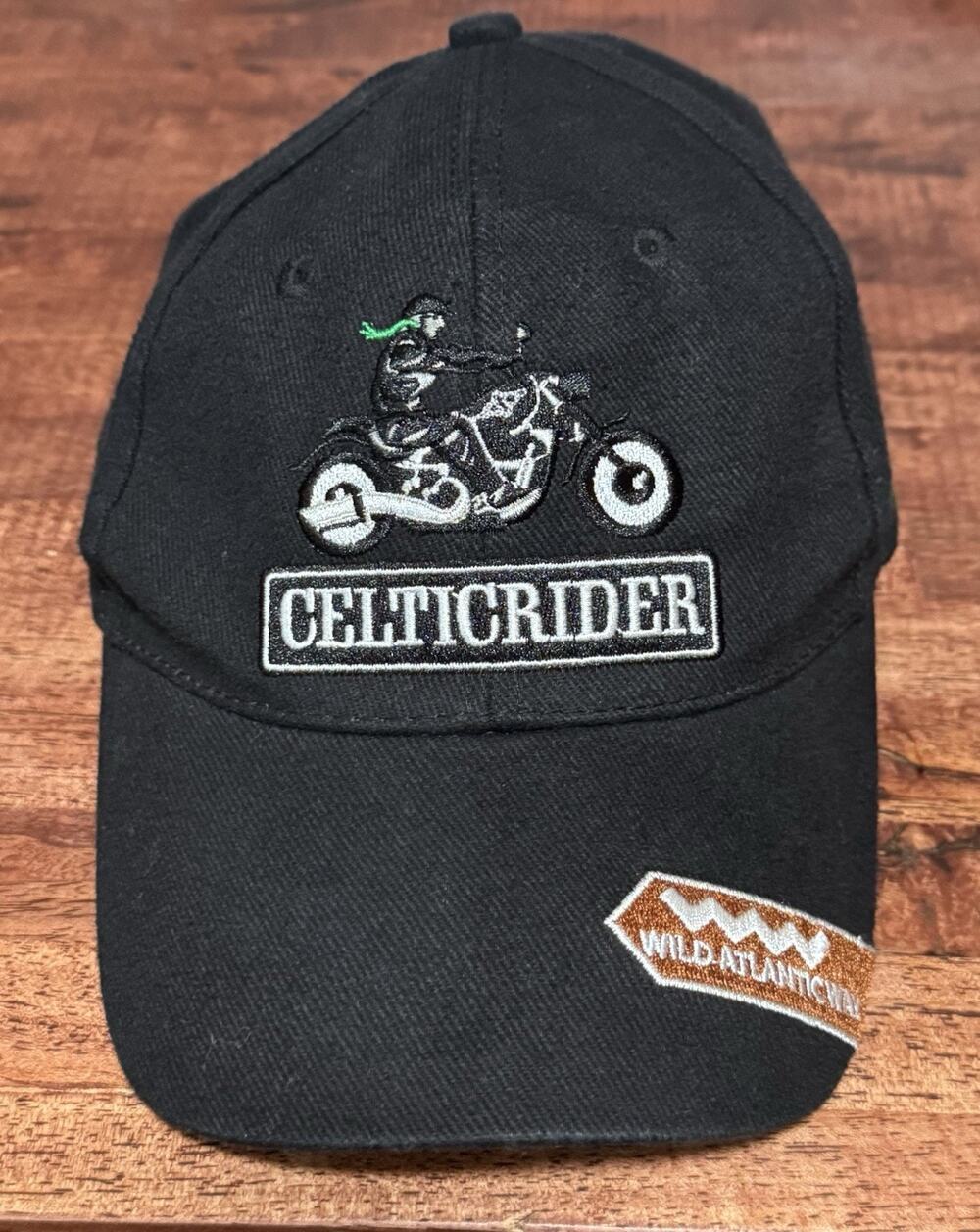 Celtic Rider Black Strap Back Adjustable Hat Cap